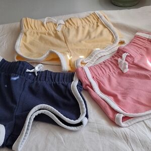 OshKosh B'gosh Kids' Shorts Trio - Pink, Yellow, Navy
